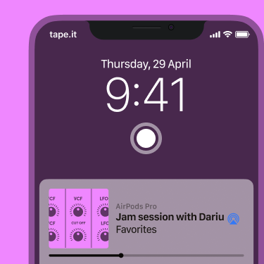 Lock screen widget